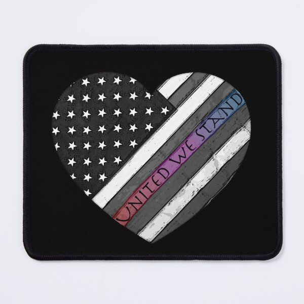 Item preview, United We Stand - Heart with American Flag designed and sold by StephJChild.