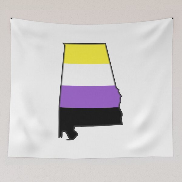 Item preview, Alabama Non-Binary Pride! designed and sold by Sun Dog Montana.