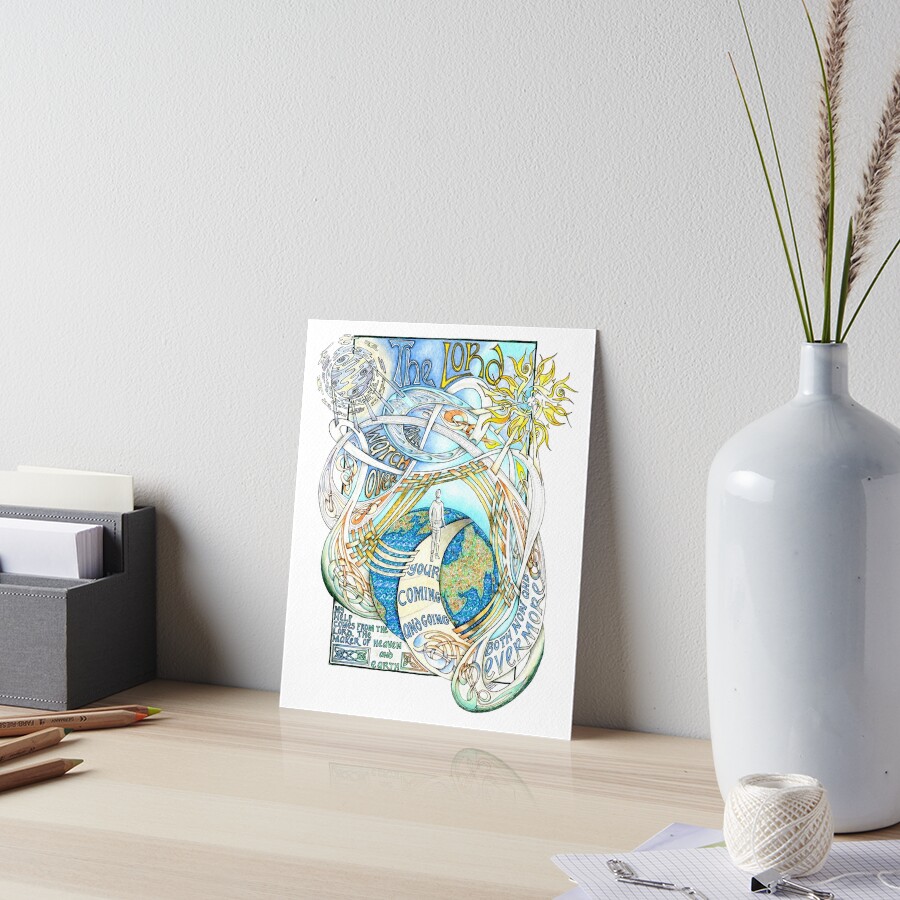 The Lord Will Watch Over You Art Board Print