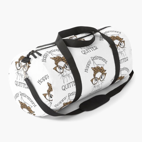 Item preview, Hoppy Retirement Quitter, Funny Hipster Bunny with Leopard Print Glasses and Accessories to Celebrate a Happy Retirement designed and sold by Auntieck.