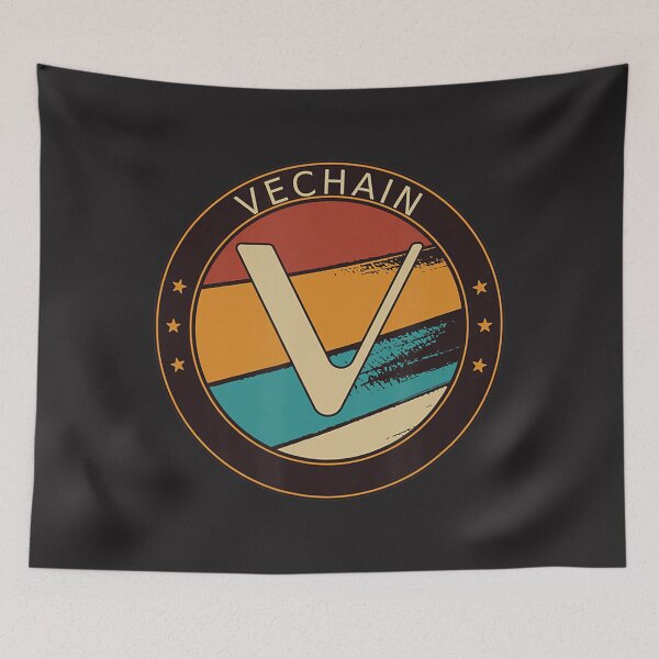 Item preview, VeChain VET Vintage Crypto Retro Art Cryptocurrency  designed and sold by rubeobeollarq.
