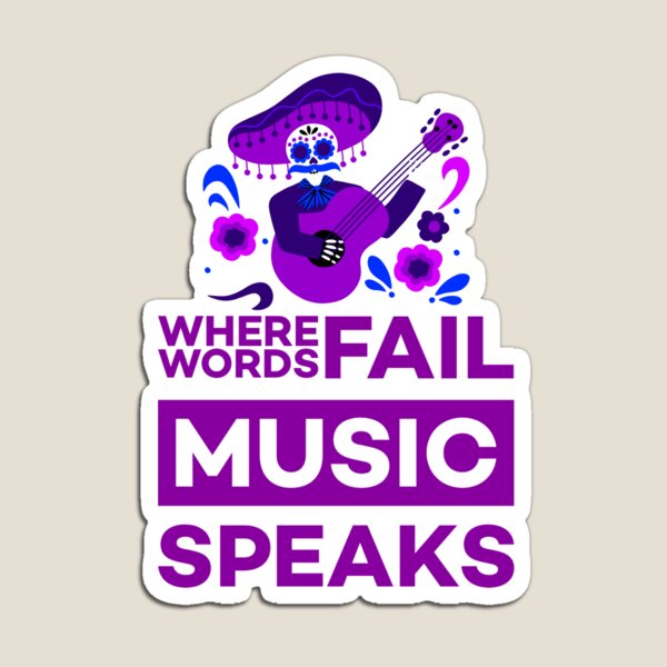 Item preview, Where Words Fail, Music Speaks designed and sold by OUGHRI.