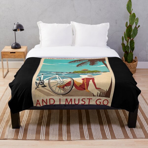 Item preview, retro art cycling girl ocean calling designed and sold by sovIlarion96.