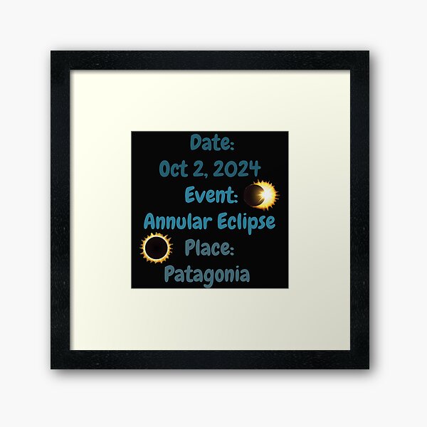 Item preview, Patagonia Annular Solar Eclipse 2024  designed and sold by AstroWitster.
