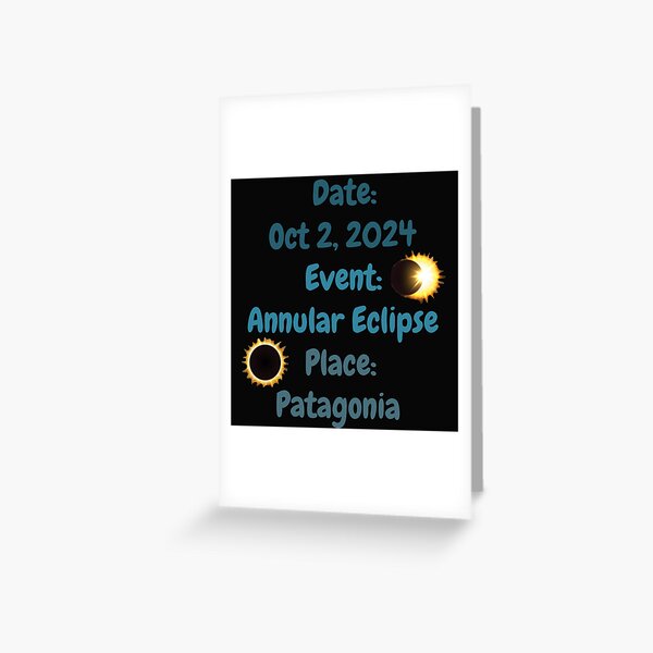 Item preview, Patagonia Annular Solar Eclipse 2024  designed and sold by AstroWitster.