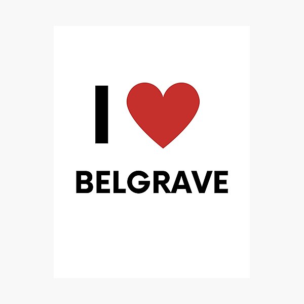 Item preview, I Love Belgrave designed and sold by melbournegirl.
