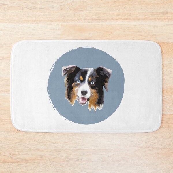 Item preview, Australian Shepherd Cute Dog Pop Art - Paint Circle - WPAP designed and sold by inkandmoth.