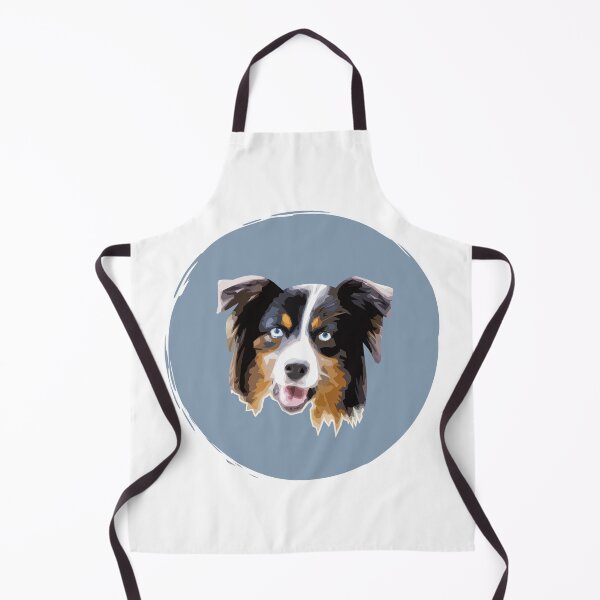 Item preview, Australian Shepherd Cute Dog Pop Art - Paint Circle - WPAP designed and sold by inkandmoth.