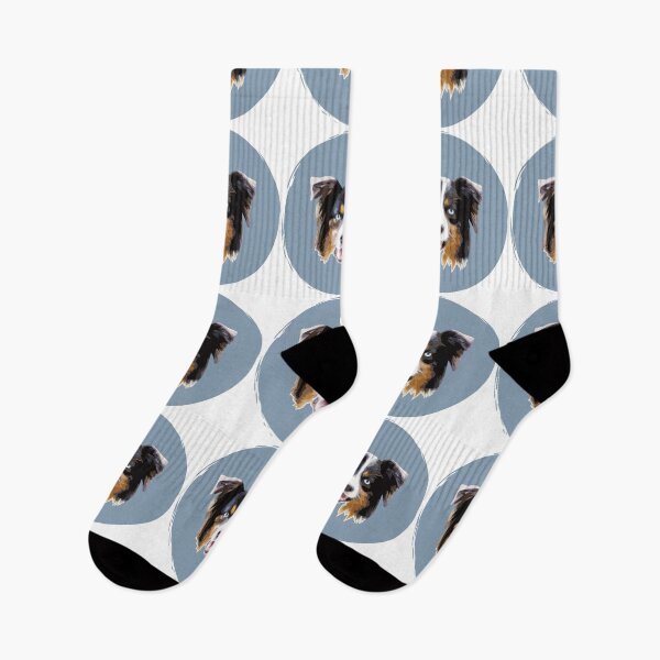 Item preview, Australian Shepherd Cute Dog Pop Art - Paint Circle - WPAP designed and sold by inkandmoth.