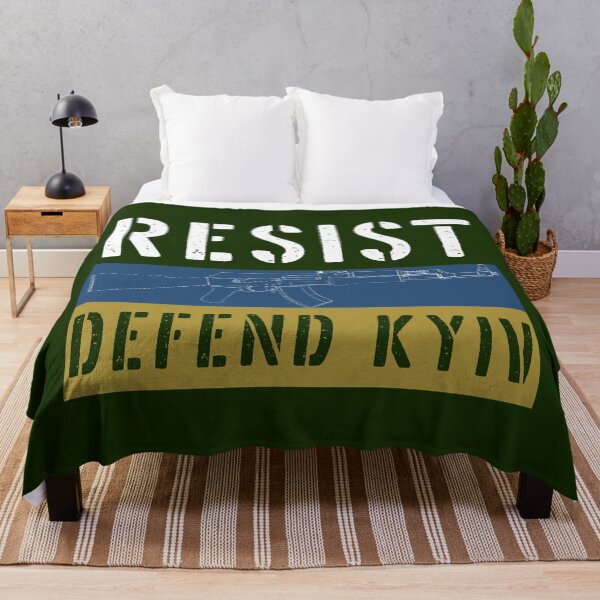 Item preview, Resist, defend Kyiv designed and sold by StencilMyst ..