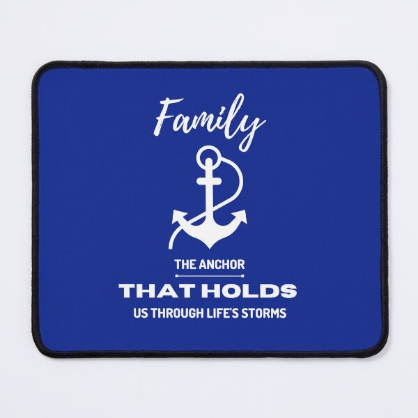 Item preview, Family is the anchor that holds us through life's storms designed and sold by SpeakLifeHQ.