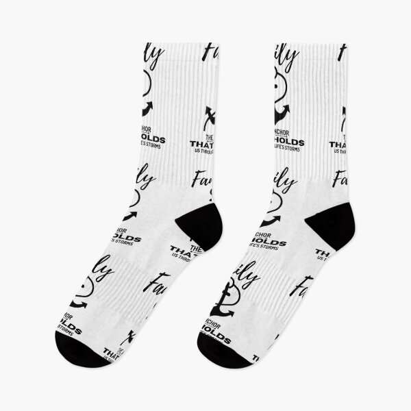 Item preview, Family is the anchor that holds us through life's storms designed and sold by SpeakLifeHQ.
