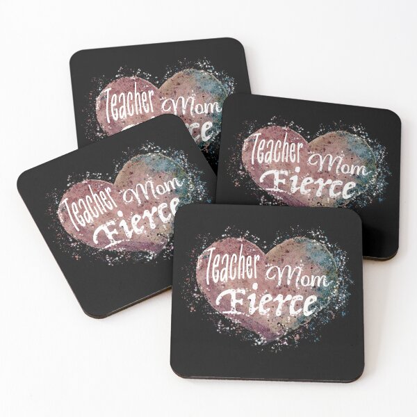 Item preview, Teacher. Mom. Fierce. designed and sold by StephJChild.
