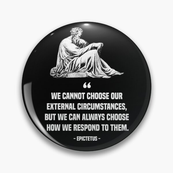 Item preview, Stoic Philosopher Epictetus Quotes 1 black designed and sold by challengecafe.