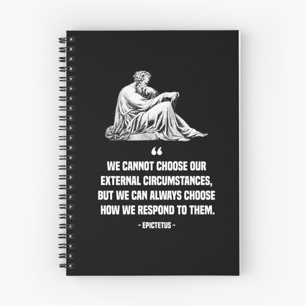 Item preview, Stoic Philosopher Epictetus Quotes 1 black designed and sold by challengecafe.