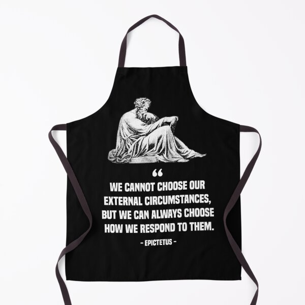 Item preview, Stoic Philosopher Epictetus Quotes 1 black designed and sold by challengecafe.