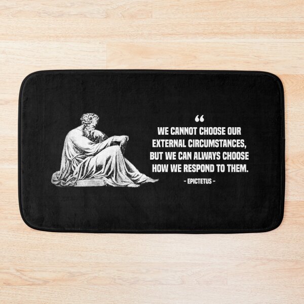 Item preview, Stoic Philosopher Epictetus Quotes 1 black designed and sold by challengecafe.