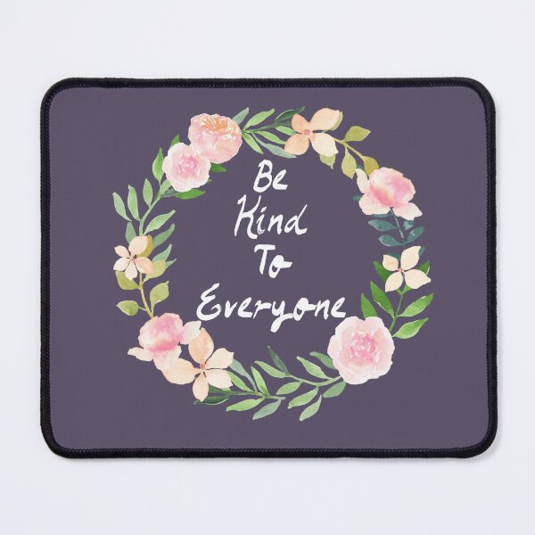 Item preview, Be Kind To Everyone Floral Wreath designed and sold by ladytarleton.