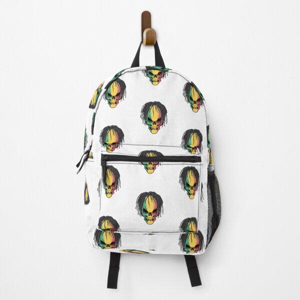 Item preview, Skull With Dreadlocks Rastafarian Rasta Jamaica designed and sold by DESIGNSPACK ® ✅.