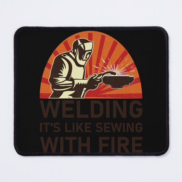 Item preview, Welding It 's Like Sewing With Fire - Welder Sticker designed and sold by JuliuAtti17.