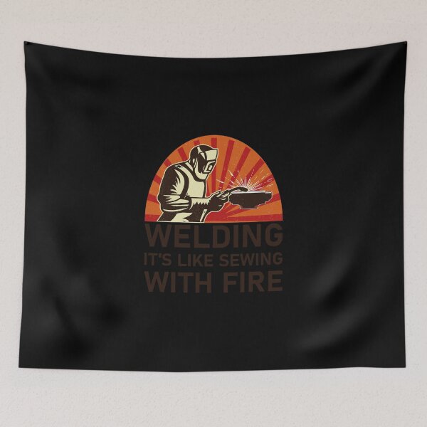 Item preview, Welding It 's Like Sewing With Fire - Welder Sticker designed and sold by JuliuAtti17.