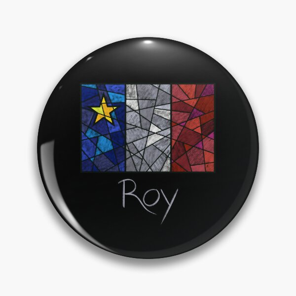 Item preview, Acadian Flag pastel mosaic Roy - Drapeau acadien mosaïque pastel vitrail Roy designed and sold by ColoursOfFrance.
