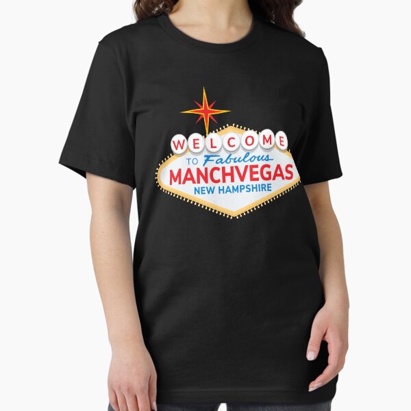 Vista previa del artículo con la obra «Manchvegas (Manchester, Nuevo Hampshire)», diseñado y vendido por TZ3Designs.