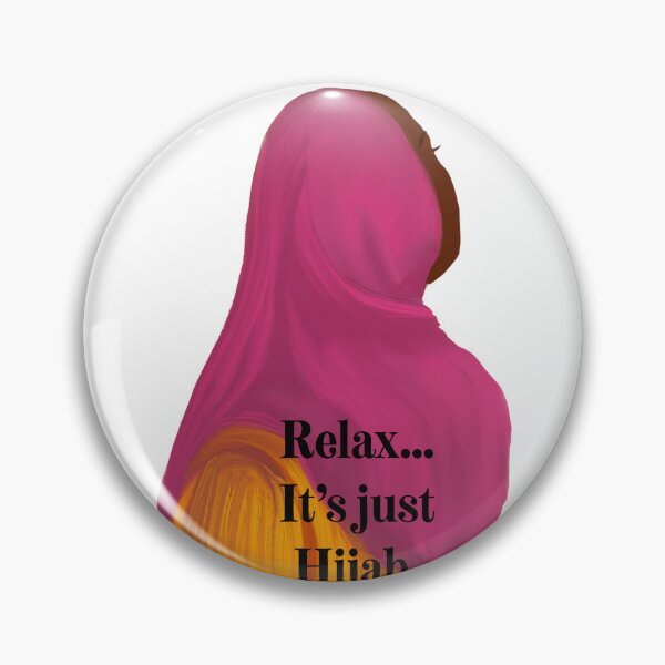 Aperçu de l'œuvre Détendez-vous, c'est juste le hijab créée et vendue par TShirtandTings.