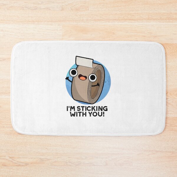 Item preview, I'm Stickin With You Funny Duct Tape Puns  designed and sold by punnybone.