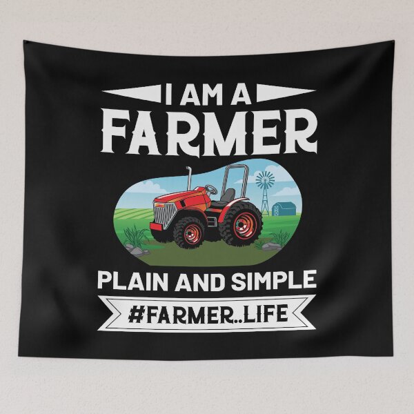 Item preview, I Am A Farmer Plain And Simple Farmers Life designed and sold by Joxxio.