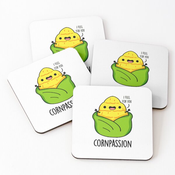 Item preview, Cornpassion Funny Corn Puns  designed and sold by punnybone.