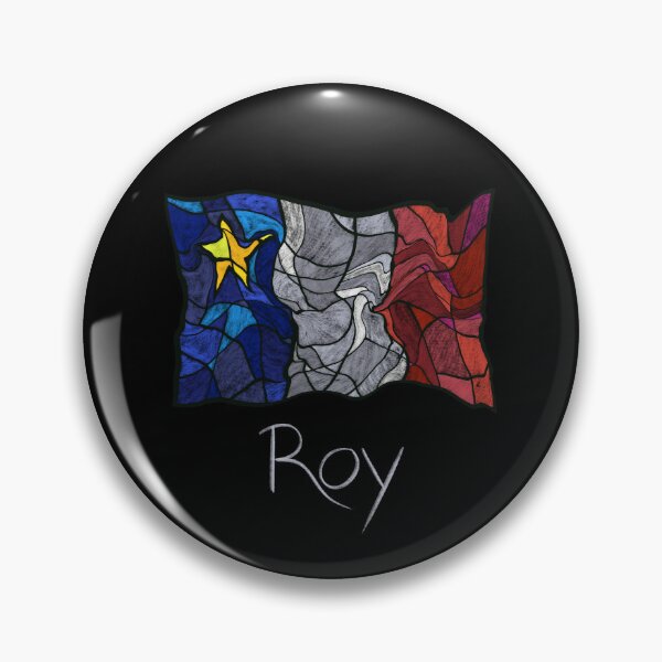 Item preview, Acadian Flag pastel liquid mosaic Roy  - Drapeau acadien mosaïque liquide pastel vitrail Roy designed and sold by ColoursOfFrance.