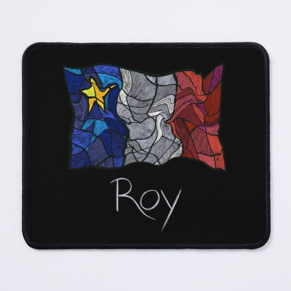 Artikelvorschau, Acadian Flag Liquid Mosaik Pastell Buntglas Roy entworfen und verkauft von ColoursOfFrance.