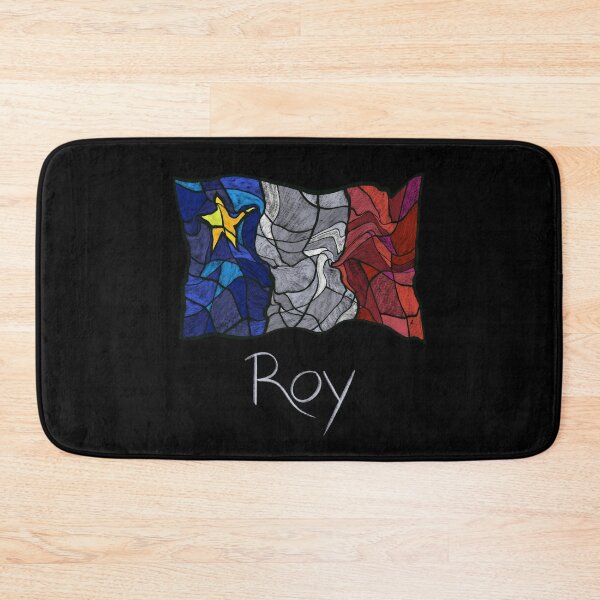Item preview, Acadian Flag pastel liquid mosaic Roy  - Drapeau acadien mosaïque liquide pastel vitrail Roy designed and sold by ColoursOfFrance.
