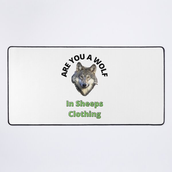 Item preview, Are You a Wolf in Sheeps Clothing designed and sold by LGMmugsdesign.