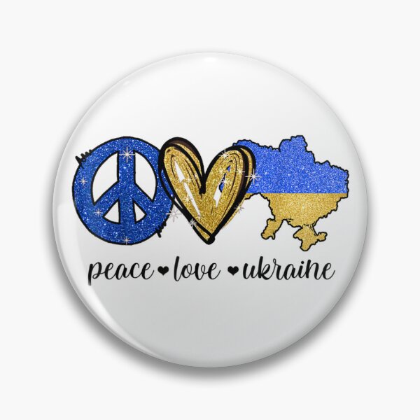 Item preview, Peace Love Ukraine Ukrainian Flag I Stand With Ukraine designed and sold by LisaForHim.
