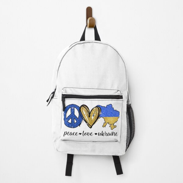 Item preview, Peace Love Ukraine Ukrainian Flag I Stand With Ukraine designed and sold by LisaForHim.