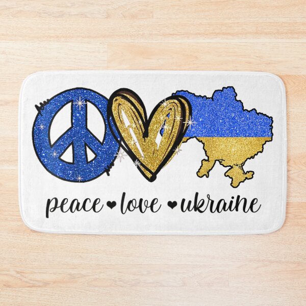 Item preview, Peace Love Ukraine Ukrainian Flag I Stand With Ukraine designed and sold by LisaForHim.
