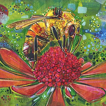 Artwork thumbnail, Tri-colored Bumble Bee by Gwenn Seemel