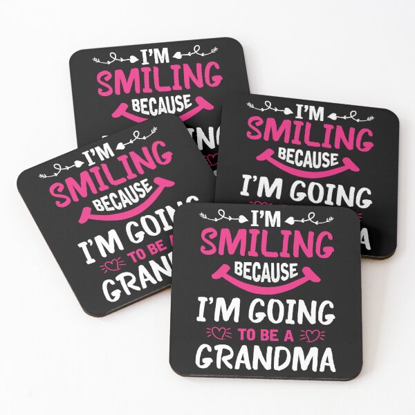 Item preview, I'm Smiling Because I'm Going To Be A Grandma designed and sold by Joxxio.