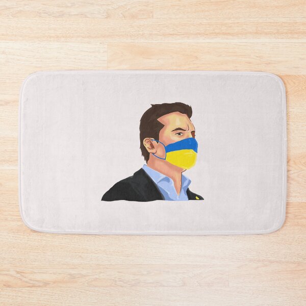 Aperçu de l'œuvre Drapeau du président ukrainien Masque taille ML Sticker créée et vendue par CarolSchmitt.