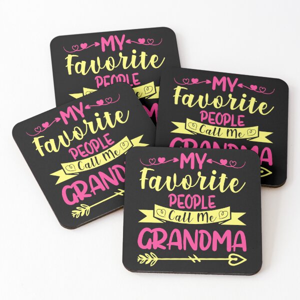Item preview, My Favorite People Call Me Grandma designed and sold by Joxxio.