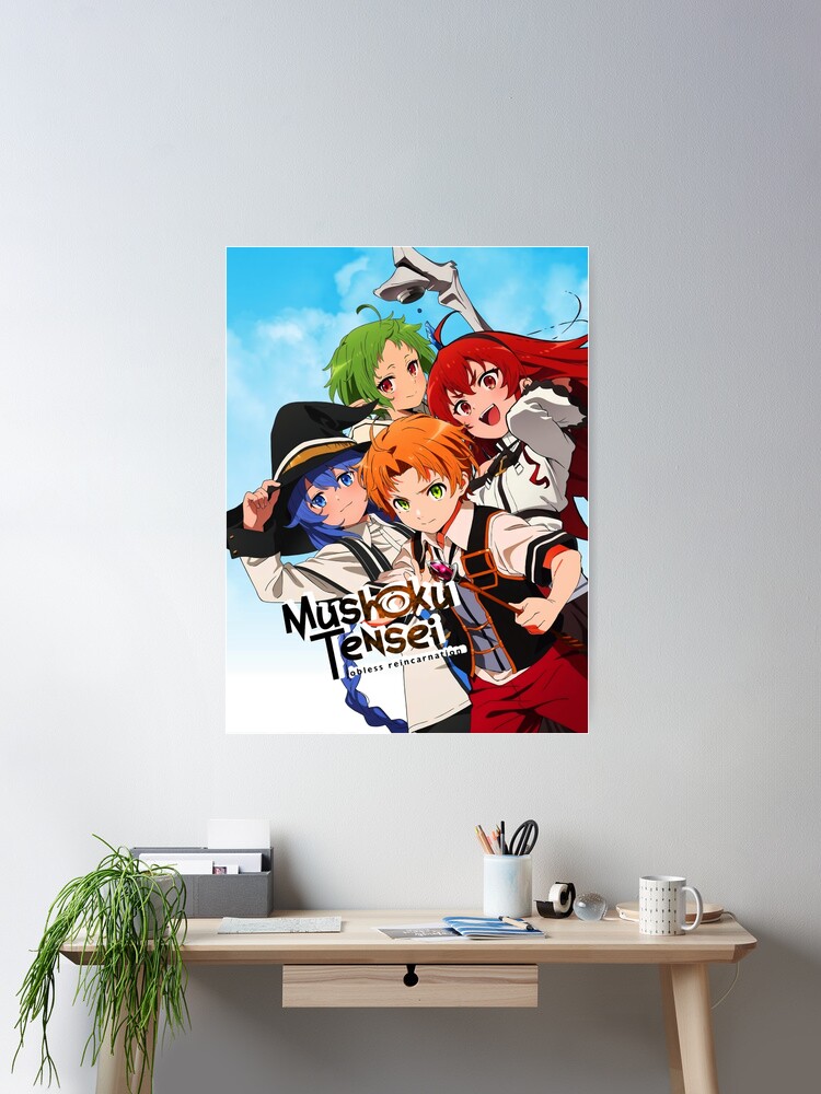 Mushoku Tensei' Poster, picture, metal print, paint by Fatima