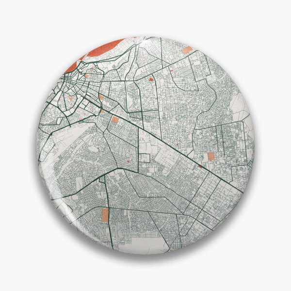 Item preview, Luanda City Map of Angola - Bohemian designed and sold by deMAP.