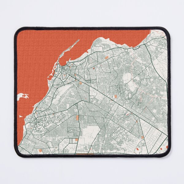 Item preview, Luanda City Map of Angola - Bohemian designed and sold by deMAP.