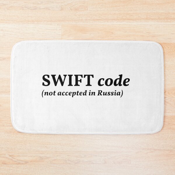 Item preview, finance swift russia | what is Swift | Swift ukraine | we stand for ukraine designed and sold by wear4gamers.