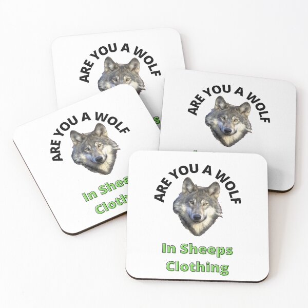 Item preview, Are You a Wolf in Sheeps Clothing designed and sold by LGMmugsdesign.
