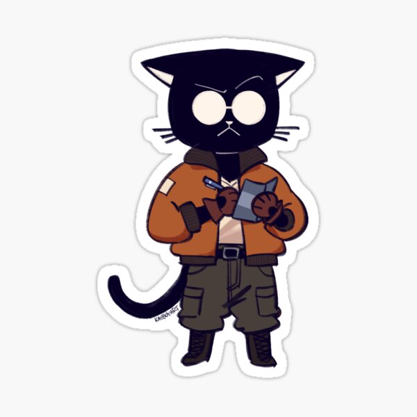 kim cat Sticker