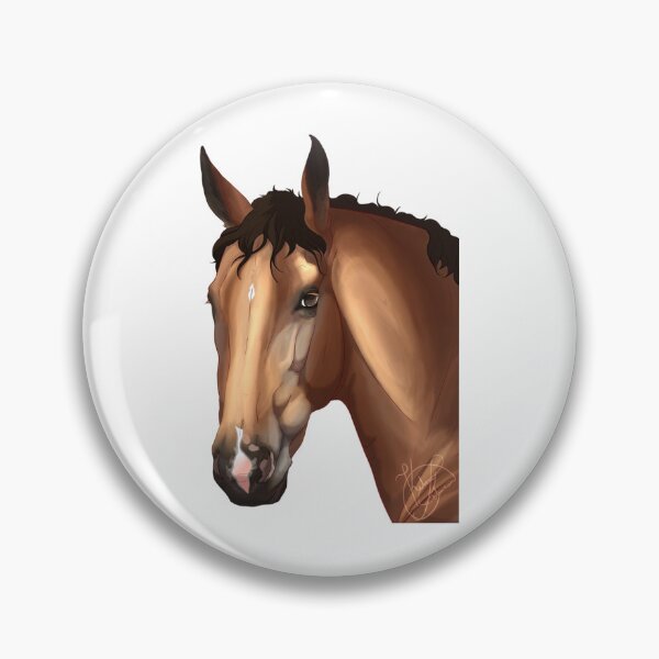 Item preview, Buckskin Horse Profile Sticker designed and sold by LeonRaab.