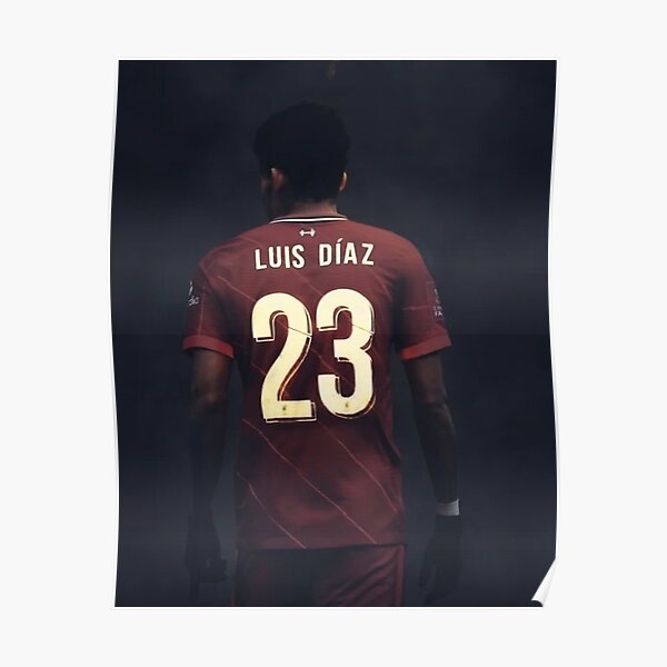 Luis Diaz Liverpool FC Art Print A4 A5 Luis Díaz Colombia -  Finland